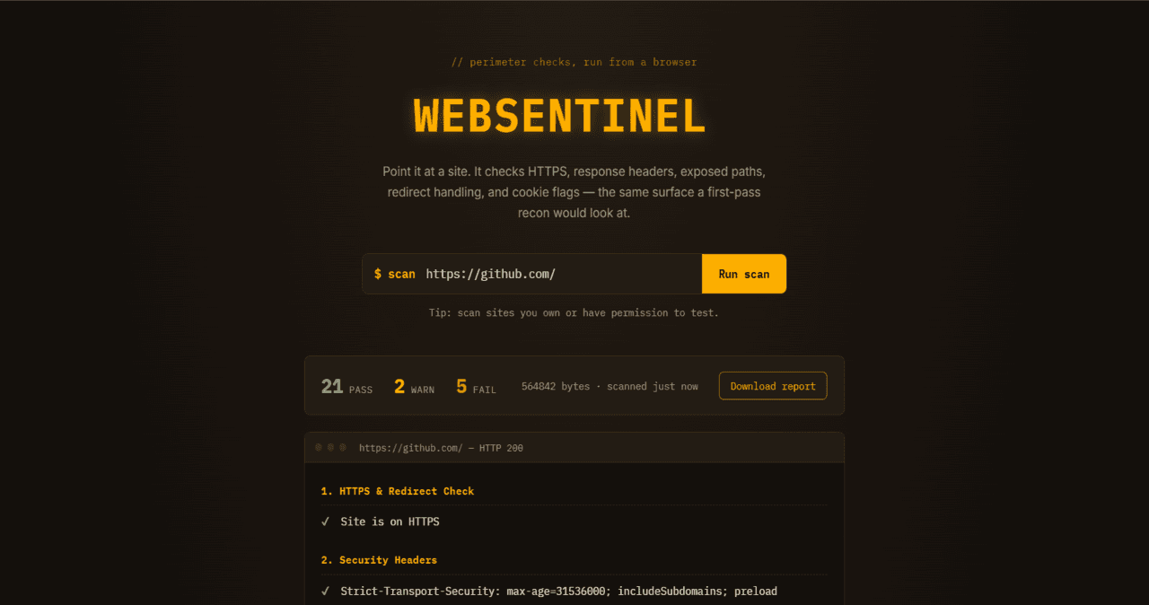 WebSentinel - AI Web Security